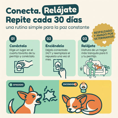 Calma a tu lomito 24/7 sin pastillas